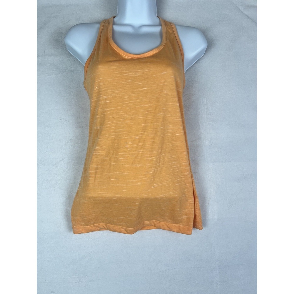 Nike Dri Fit Tank Top Women's Size XS Slim Fit Peach Orange Mesh Panel